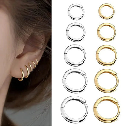 316L Stainless Steel Small Hoop Earrings | 2/8Pcs Cartilage Tragus Conch Jewelry