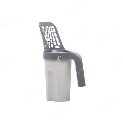 Cat Litter Shovel with Refill Bag For Pet Filter Clean Toilet Garbage Picker Cat Supply Cat Litter Scoop Box Self Cleaning Tools