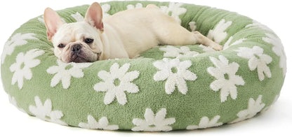 Round Pet Bed for Dogs Cats All Seasons Warm Winter Soft Comfortable Cushion Dog Beds for Large Dogs Dog Accessories Cat Bed