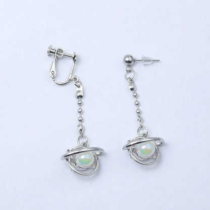 Mashle Magic and Muscles Anime Cosplay Ear Clips | Mash Finn Lance Crown Earrings