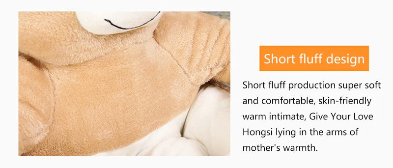 Plush Dog House Bed Winter Warm Bear Hug Semi Enclosed Cat's Nest Detachable And Washable Mat Small Dog Bed Sofa Pet Supplies