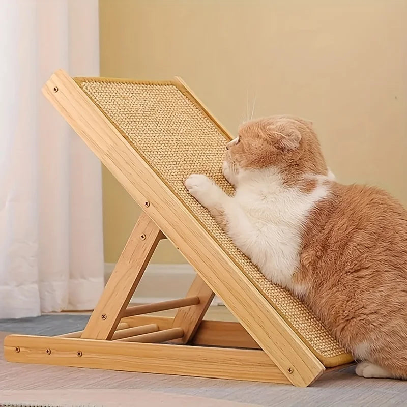 Sturdy Sisal Cat Scratching Board- No Mess, Sofa-Safe Design, Suitable for Exercise and Rest- Perfect Gift for Cats