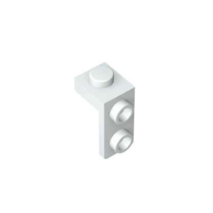 Gobricks Bracket 1 x 1 - 1 x 2 | Compatible Building Block