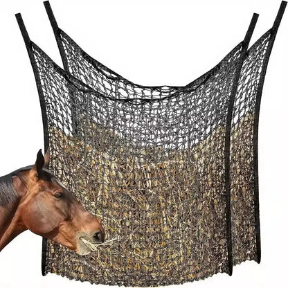 Hay Net for Horses Slow Feed Hay Bag for Horses Goat Sheep Large Capacity Hanging Hay Feeder Bag
