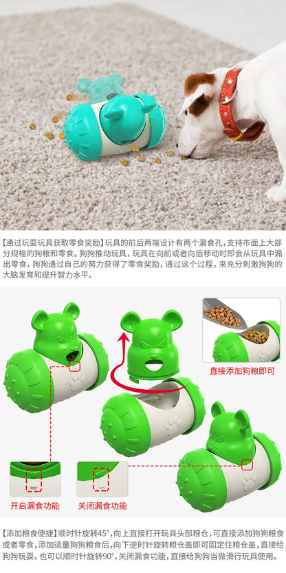 Pet supplies: balance car, wobbler, food dispenser, dog toy