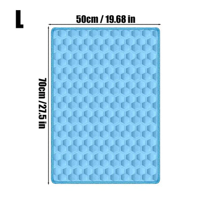 Pet Cooling Mat Chew-Resistant Cushion Pet Cats Bed Cooling Mat for Small Medium Large Breeds Animals Resting Camping Travel