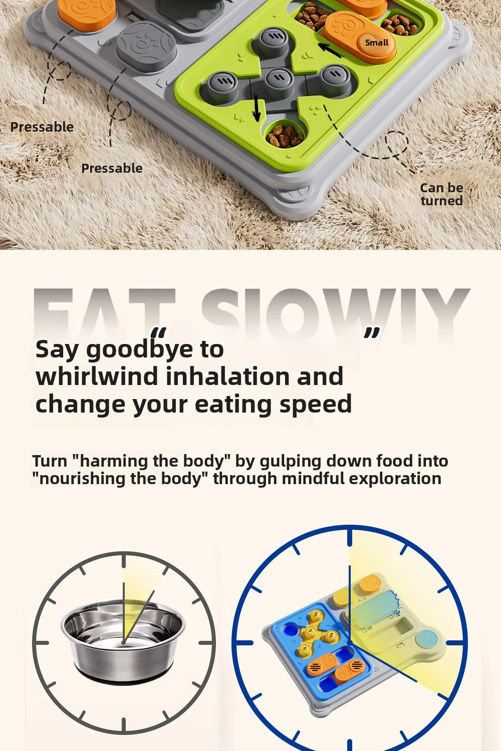 Pet Puzzle Feeder Toy: Interactive Treat Dispenser Designed for IQ Training, Perfect for Small to Medium Dogs, New Arrival.