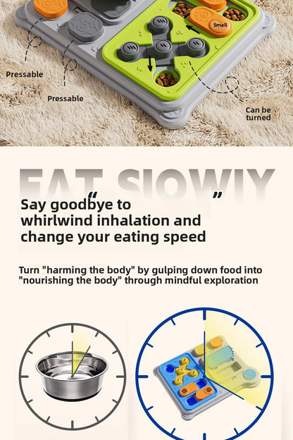 Pet Puzzle Feeder Toy: Interactive Treat Dispenser Designed for IQ Training, Perfect for Small to Medium Dogs, New Arrival.