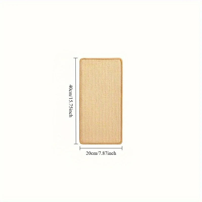 Sturdy Sisal Cat Scratching Board- No Mess, Sofa-Safe Design, Suitable for Exercise and Rest- Perfect Gift for Cats