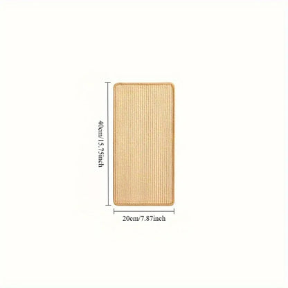 Sturdy Sisal Cat Scratching Board- No Mess, Sofa-Safe Design, Suitable for Exercise and Rest- Perfect Gift for Cats