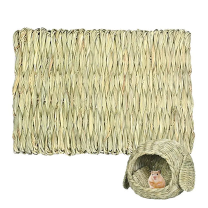 Bunny Grass House Hand Crafted Bunny Hut Comfortable Natural Grass Hideaway And Playhouse For Rabbits And Guinea Pigs Hut