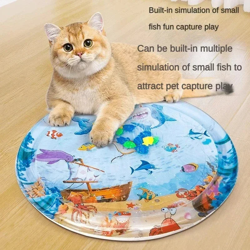 100x100cm Pet Water Bed Pat Mat Injectable Cooling Pad Summer Cooling Scratch Resistant Universal for Cats Dogs Pet Supplies