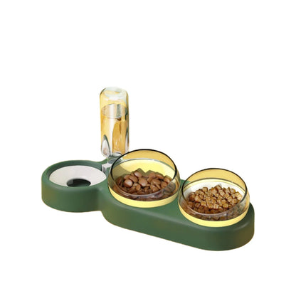 Pet Automatic Feeders 3 Bowl Pet Water Dispenser Feeders Large-diameter Dog Basin Cat Bowls Pet Automatic Feeders Wholesale
