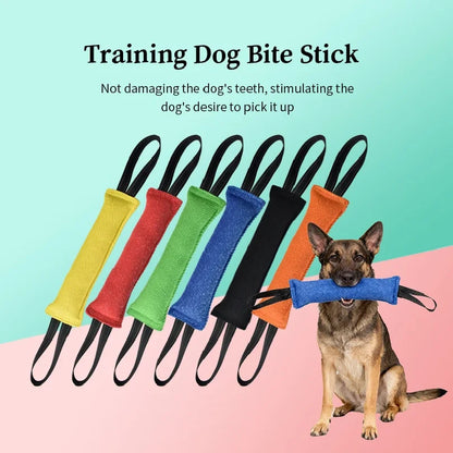 Dog Tug Toy Jute Bite Pillow Durable Training Equipment Interactive Training Toys For Large And Small Dogs