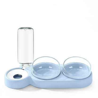 Pet Automatic Feeders 3 Bowl Pet Water Dispenser Feeders Large-diameter Dog Basin Cat Bowls Pet Automatic Feeders Wholesale