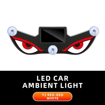Solar Devil’s Eye Car Window Light | USB-C Rechargeable Flashing Warning Lamp