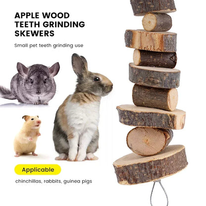 Hamster Rabbit Chew Toy Natural Wood Sticks for Small Pet Chinchilla Guinea Pigs Squirrels Tooth Grinding Toy Pet Supplies