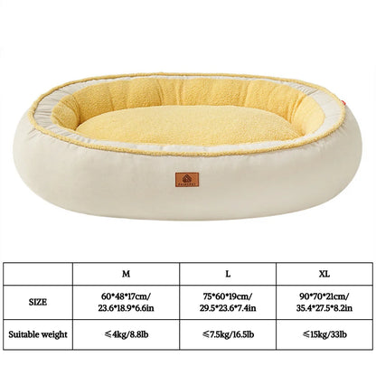 Dog Bed for Small Medium Dogs-Washable Furry Dog Beds, Winter Fleece Pet Beds with Removable Zipper Cover