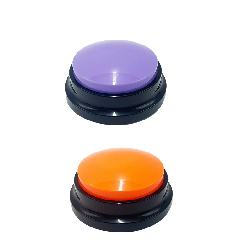 Pet Communication Button Recordable Talking Training Buzzer Cat Dog Toys Talking Starters  Speaking Button Portable Pet Supplies