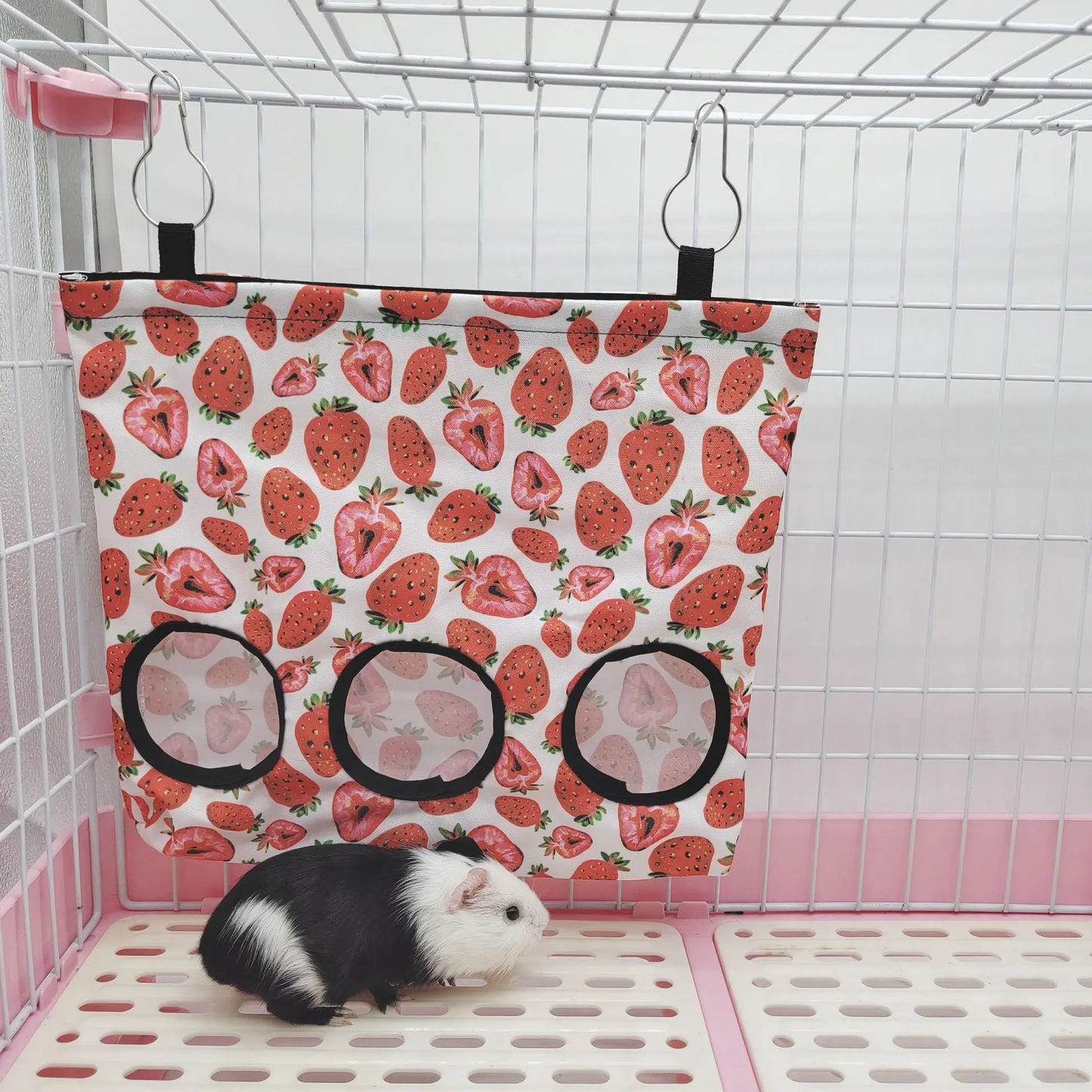 Rabbit Hay Bag Hay Dispenser For Guinea Pig Chinchilla Food House For Hay Guinea Pigs Feeder Hay Bag For Rabbits Pet Products