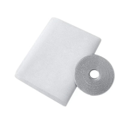 Self-Adhesive Mosquito Window Screen Curtain | DIY Insect Net for Doors and Windows