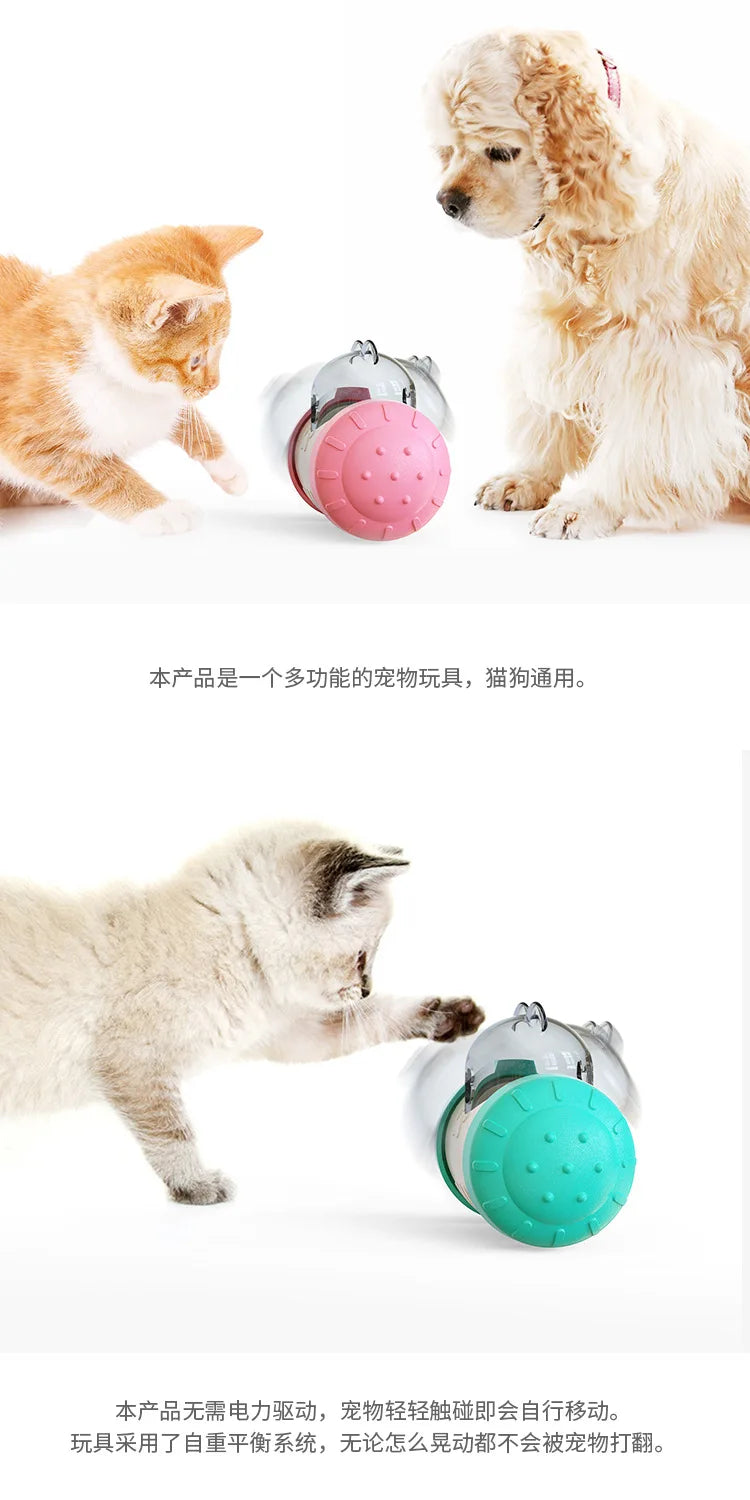 Pet supplies: balance car, wobbler, food dispenser, dog toy