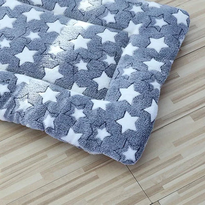 Portable Dog Sleeping Bed Mats Pet Blanket Plush Washable Cat Sofa Bed Mat Home Travel Comfortable Warm Soft Flannel relax Towel