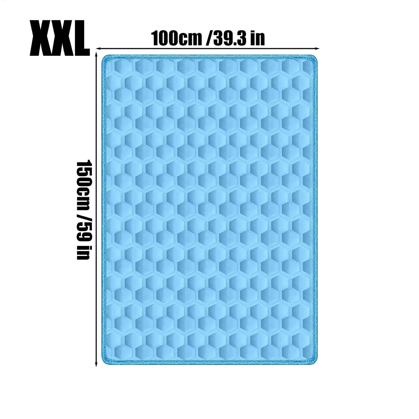 Pet Cooling Mat Chew-Resistant Cushion Pet Cats Bed Cooling Mat for Small Medium Large Breeds Animals Resting Camping Travel