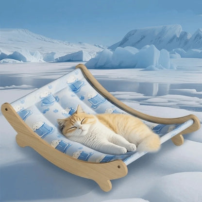 Pet Supplies Detachable Pet Recliner Moisture-proof Comfortable Cat Sofa Bed Waterproof Breathable Summer Cool Nest Living Room