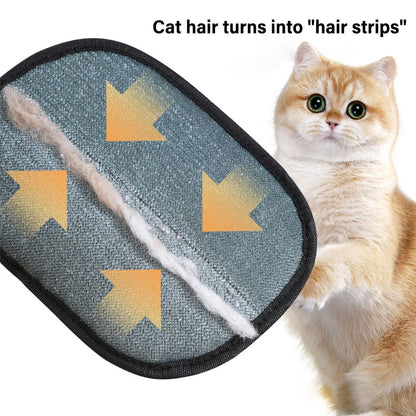 Pet Grooming Gloves | Static Hair Remover Brush for Dogs and Cats
