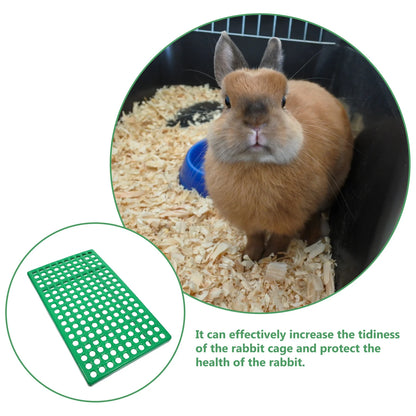 Rabbit Cage Pad Plastic Drainage Floor Mat For Bunny Safe Easy Clean Pet Cage Base Plate Isolation Mat Litter Tray