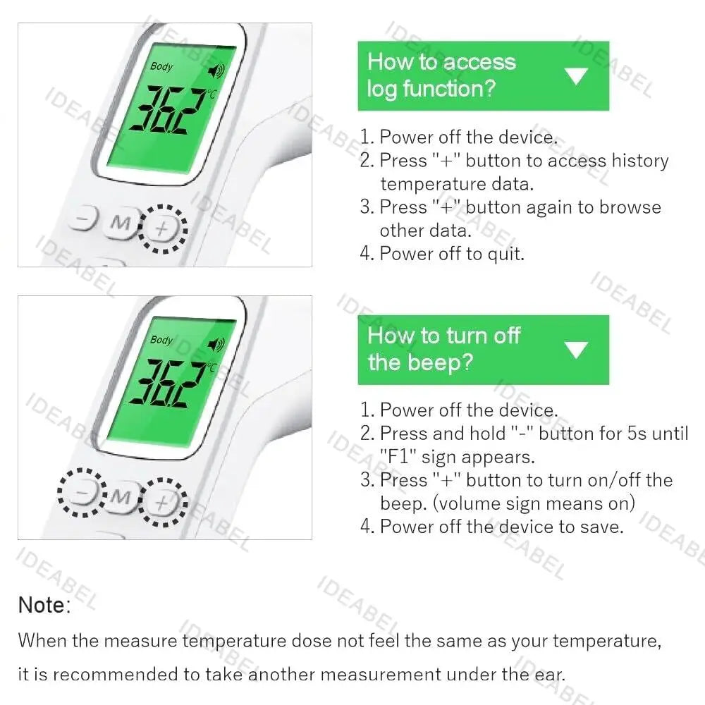 Pet  Medical Digital Infrared Thermometer Quick Temperature Measurement Medical Handheld Pet Non-contact Thermometer