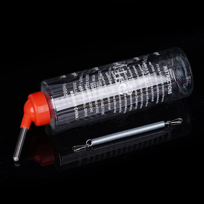 500Ml Rabbit Water Dispenser Hanging Water Bottle Ball Bearing Water Bottle Dispenser Hamster Feeder Hanging On The Pet Cage
