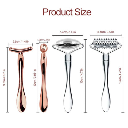 2in1 Mini Eye Massage Stick | Dual-Ended Facial Spoon and Massage Tool