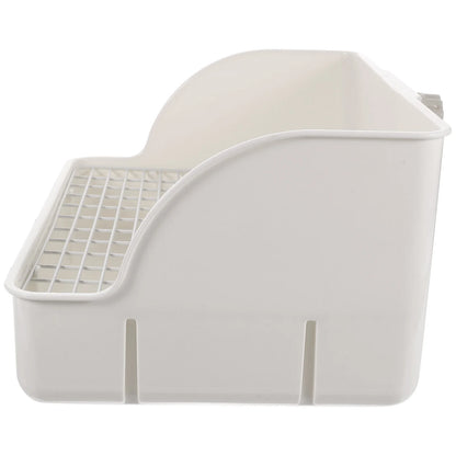 Large Size Rabbit Litter Box Cage Toilet For Bunny Hamster Trainer Potty Pet Bedding Lining Supplies Plastic Guinea Pig Products
