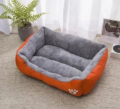 Large Calming Pet House Donut Bed - Long Plush Deep Sleep Warm Cushion for Small Dogs, Puppy Chihuahua & Cat Mat