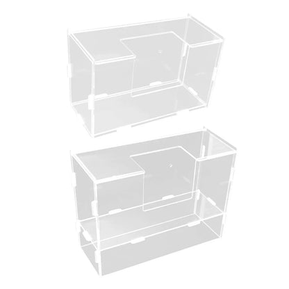 Rabbit Hay Feeder Acrylic Convenient Practical Transparent Food Containers for Gerbils Pigeons Chinchilla Ferret Supplies