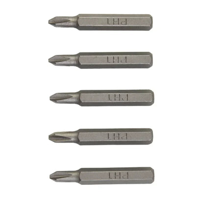 5pcs Cross Screwdriver Bit Set Magnetic Phillips Bits PH0000 to PH2 | 4mm Hex Shank Precision Hand Tools