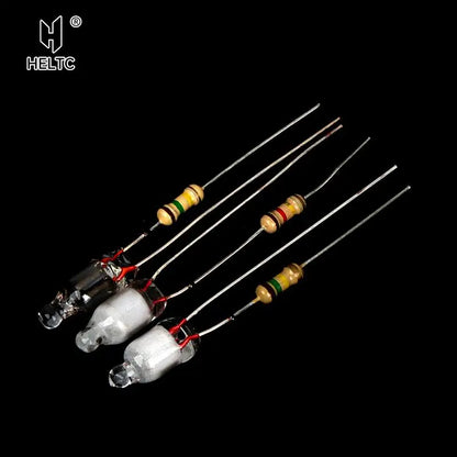 Neon Indicator Light Bulbs 4x10mm 5x13mm 220V | Main Power Pilot Lamp with Resistor
