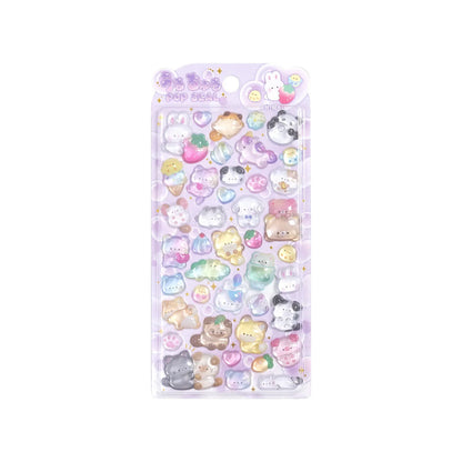 3D Food Stamping Seal Sticker | Japanese Anime Decorative Craft Stickers for Kids