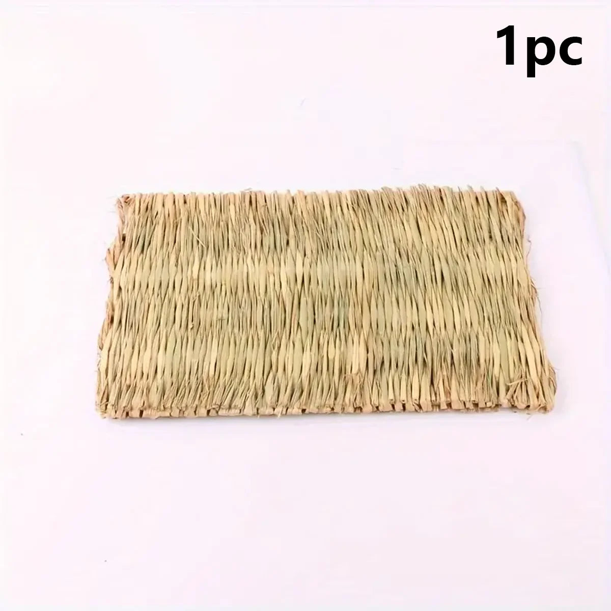 Natural Grass Woven Rabbit Grass Mat Suitable for Small Animal Cages - Comfortable Bedding Suitable for Rabbit Hay Beds