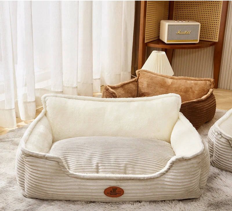 Pet Bed for Dogs and Cats Washable Dog Sofa for Small To Medium Breeds All-Season Mat Cozy Durable Dog Accessories Pet Supplies