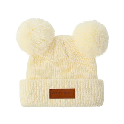 Solid Knit Baby Beanie | Unisex Infant Hat for Fall and Winter