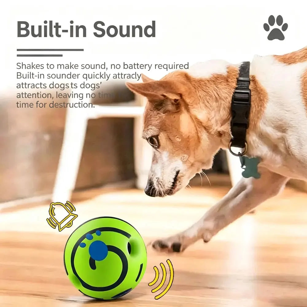 Medium-sized And Large-sized Dogs' Sounding Toys Are Boredom-relieving Artifacts, And Dogs' Self-raising Sounding Balls Are Resi