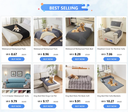 Dog Cat Pets Car Seat Cushion Outdoor Travel Hanging Bag Quilted Seat Pet Bed Car Nest Mat Comfortable Universal Car Accessories