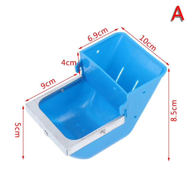 1PC Rabbit Feed Box Hopper Rabbit Cage Rabbit Animal Anti Pickling Feed Trough Rabbits Feeders Food Box Farm Garden Convenient