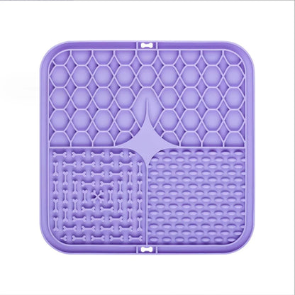 Pet Lick Silicone Mat Slow Feeder Dog Food Plate Bathing Distraction Sucker Training Feeder Supplies for Dogs
