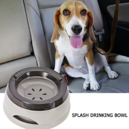 Portable Plastic Pet Dog Bowls No Spill Floating Design Non-Slip Cat Bowl Water Feeder Dry Mouth Support Pet Accessories