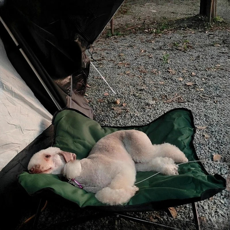 Outdoor Camping Foldable Pet Bed Comfortable Detachable Pads Waterproof Bite Resistant Portable Kennel for Cats and Dogs
