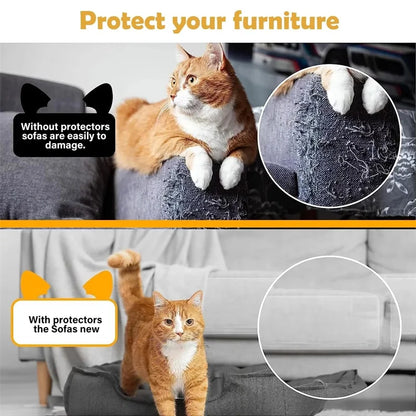 Furniture Scratch Resistant Table Mat Anti Cat Scratch Sofa Sticker PVC Transparent Anti Dog Bite Protective Pad